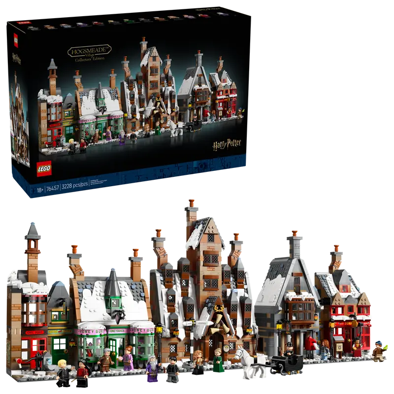 You are currently viewing LEGO Harry Potter 76457 : le Village de Pré-au-Lard Édition Collector, un set magique pour les fans