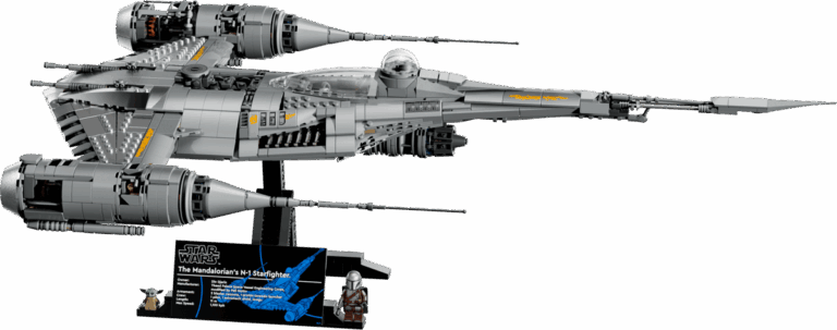 Lire la suite à propos de l’article LEGO Star Wars 75442 : le N-1 Starfighter du Mandalorien entre vitesse et nostalgie