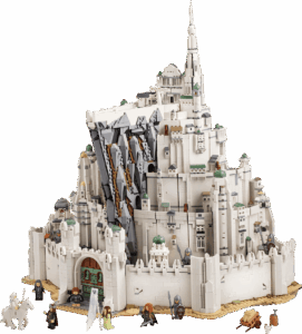 Lire la suite à propos de l’article LEGO Icons 11377 : Minas Tirith, la Cité Blanche en version monumentale