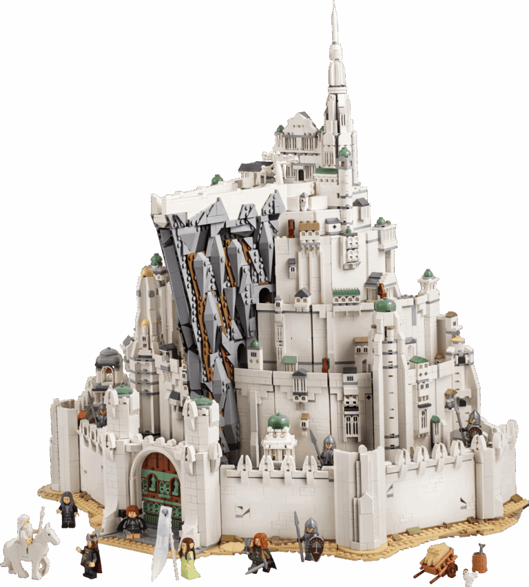Lire la suite à propos de l’article LEGO Icons 11377 : Minas Tirith, la Cité Blanche en version monumentale